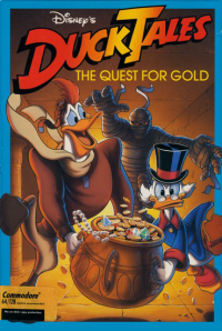 Duck Tales: Quest for Gold Commodore 64  box art